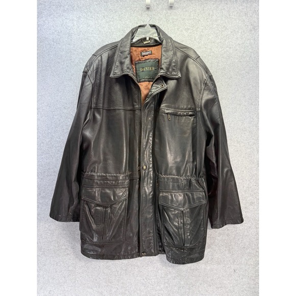 Danier Canada VTG Leather Jacket Lined Men's Large
